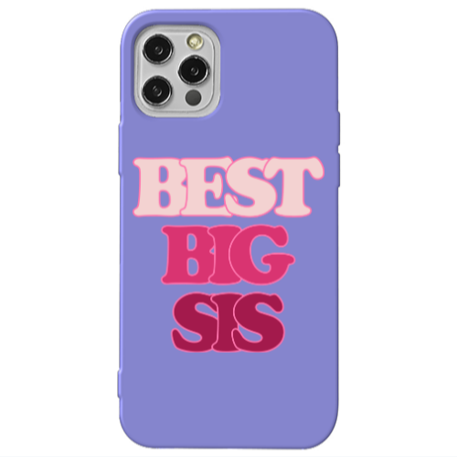 Apple iPhone 12 Pro Be Creative Purple Colored Silicone TPU Θήκη