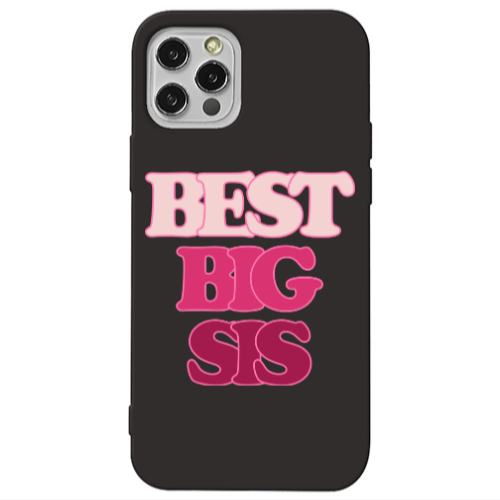Apple iPhone 12 Pro Be Creative Black Colored Silicone TPU Θήκη