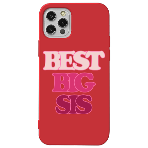 Apple iPhone 12 Pro Be Creative Red Colored Silicone TPU Θήκη