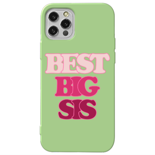 Apple iPhone 12 Pro Be Creative Light Green Colored Silicone TPU Θήκη