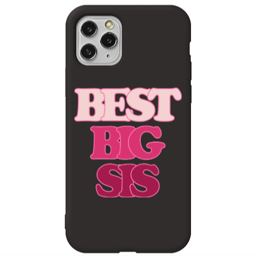 Apple iPhone 11 Pro Max Be Creative Black Colored Silicone TPU Θήκη