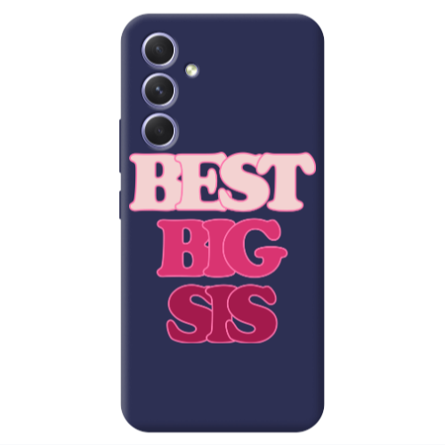 Samsung A54 Be Creative Dark blue Colored Silicone TPU Θήκη