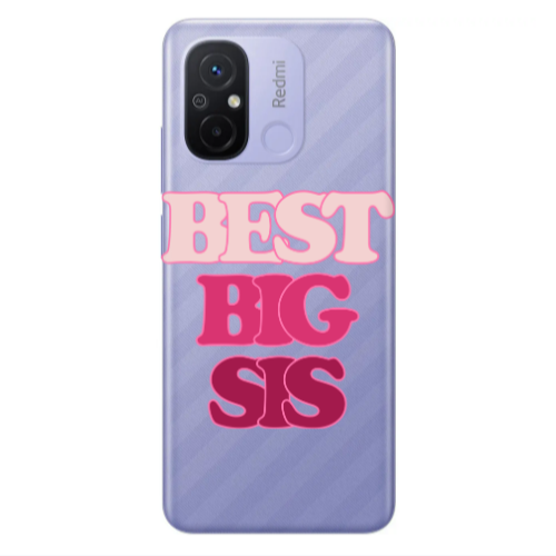 Xiaomi Redmi 12C Be Creative Transparent Silicone TPU Θήκη