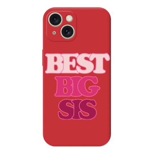 Apple iPhone 15 Be Creative Red Colored Silicone TPU Θήκη