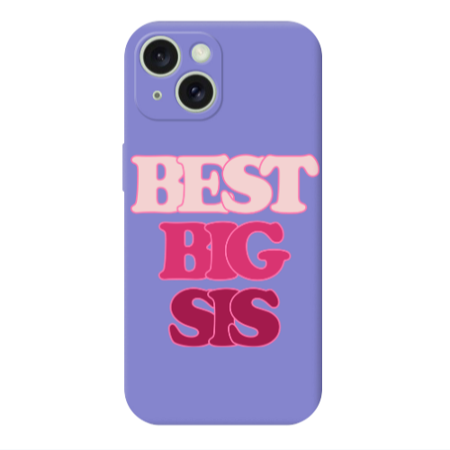 Apple iPhone 15 Plus Be Creative Purple Colored Silicone TPU Θήκη