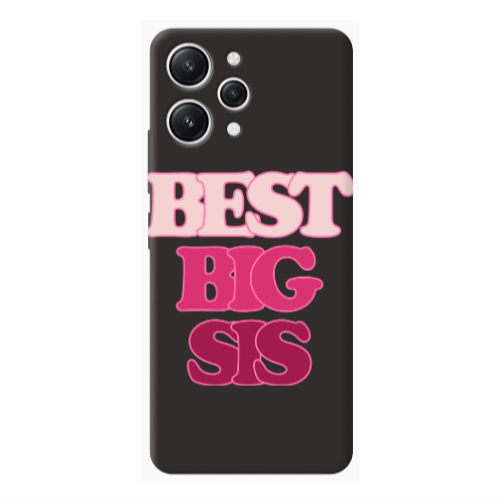 Xiaomi Redmi 12 Be Creative Black Colored Silicone TPU Θήκη