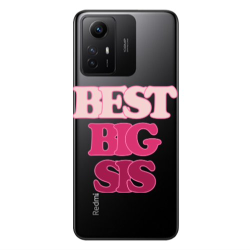 Xiaomi Redmi Note 12s Be Creative Transparent Silicone TPU Θήκη