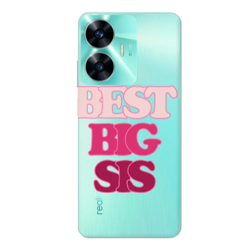 Realme C55 Be Creative Transparent Silicone TPU Θήκη
