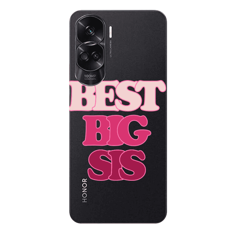 Honor 90 Lite 5G Best Big Sis Transparent Silicone TPU Θήκη