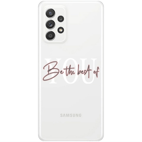Samsung A52 Be the best of Transparent Silicone TPU Θήκη