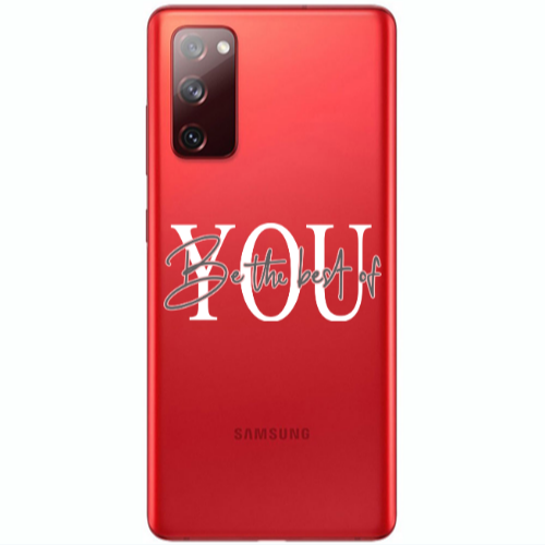 Samsung S20 FE Be the best of Transparent Silicone TPU Θήκη