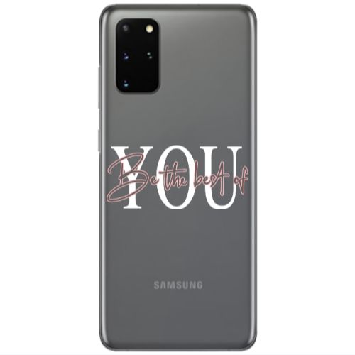 Samsung S20 Plus Be the best of Transparent Silicone TPU Θήκη