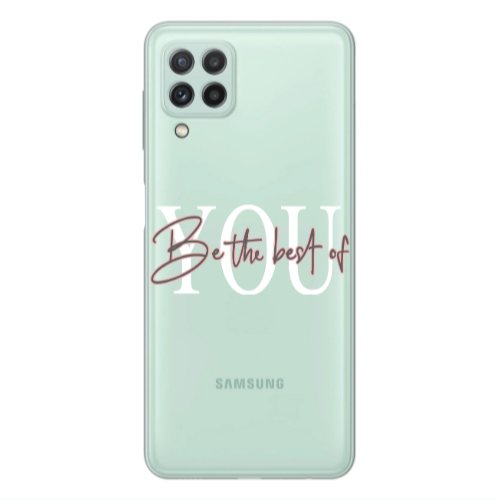 Samsung A22 4G Be the best of Transparent Silicone TPU Θήκη