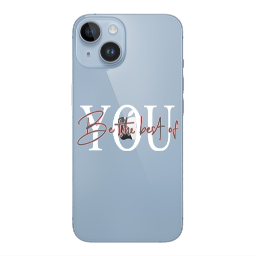 Apple iPhone 14  Be the best of Transparent Silicone TPU Θήκη