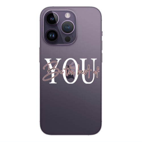 Apple iPhone 14 Pro  Be the best of Transparent Silicone TPU Θήκη
