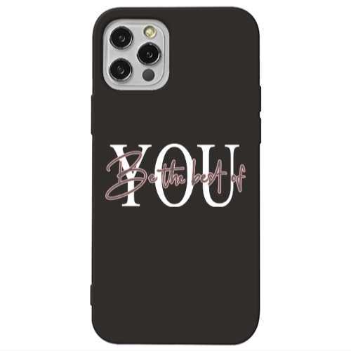Apple iPhone 13 Pro Be the best of Black Colored Silicone TPU Θήκη
