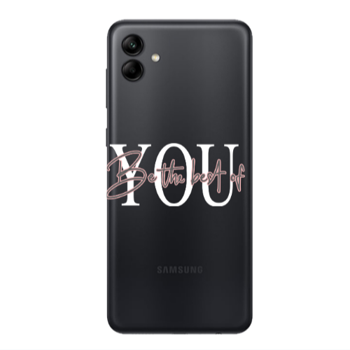 Samsung A04 Be the best of Transparent Silicone TPU Θήκη