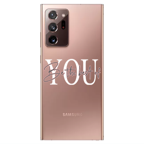 Samsung Note 20 Ultra Be the best of Transparent Silicone TPU Θήκη