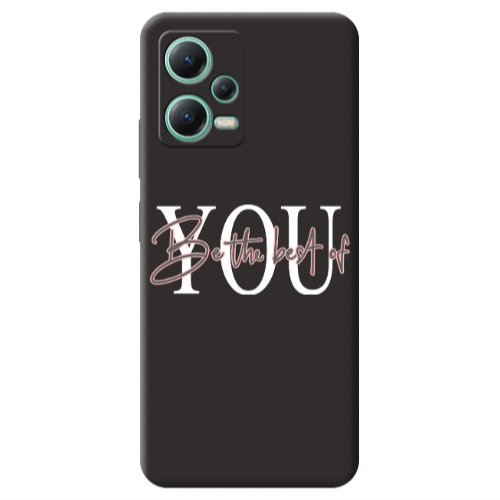 Xiaomi Redmi Note 12 Pro 5G Be the best of Black Colored Silicone TPU Θήκη