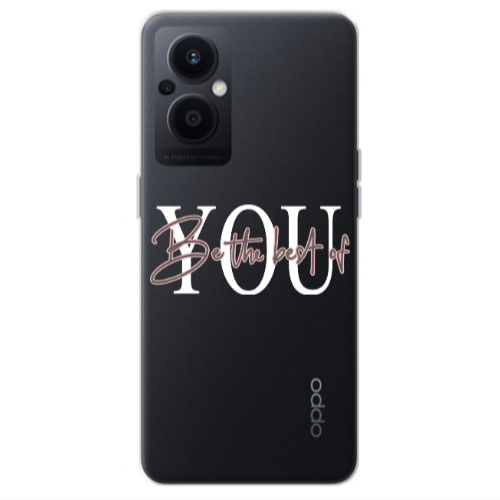 Oppo Reno 7 Lite Be the best of Transparent Silicone TPU Θήκη