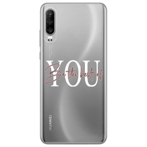 Huawei P30 Be the best of Transparent Silicone TPU Θήκη