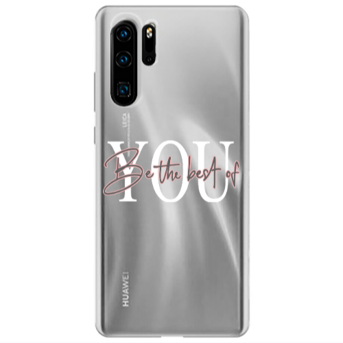 Huawei P30 Pro Be the best of Transparent Silicone TPU Θήκη
