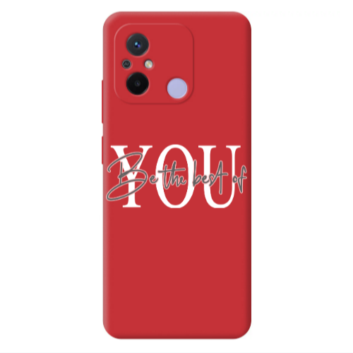 Xiaomi Redmi 12C Be the best of Red Colored Silicone TPU Θήκη