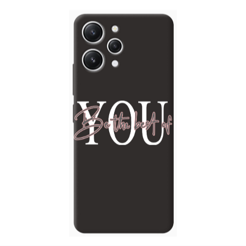 Xiaomi Redmi 12 Be the best of Black Colored Silicone TPU Θήκη