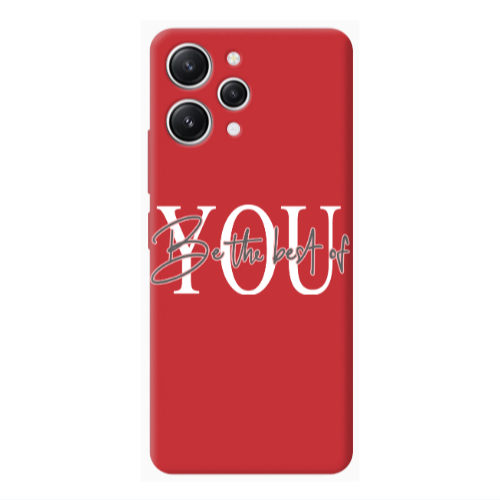 Xiaomi Redmi 12 Be the best of Red Colored Silicone TPU Θήκη