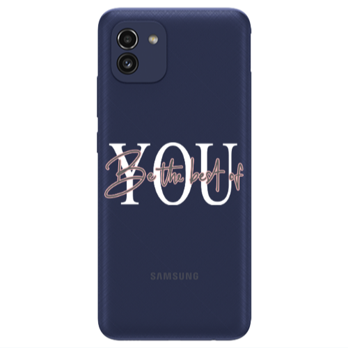 Samsung A03 Be the best of Transparent Silicone TPU Θήκη