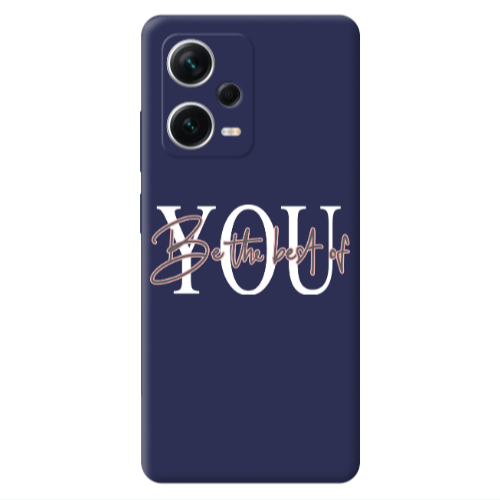 Xiaomi Poco X5 Be the best of Dark blue Colored Silicone TPU Θήκη