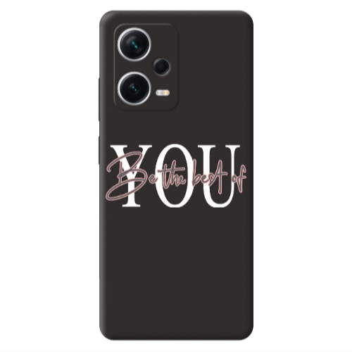 Xiaomi Poco X5 Be the best of Black Colored Silicone TPU Θήκη
