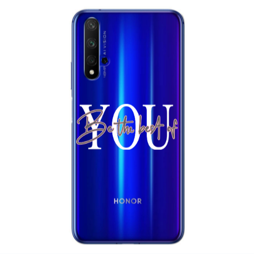 Huawei Nova 5 T Be the best of Transparent Silicone TPU Θήκη