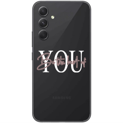 Samsung Galaxy A25 Be the best of Transparent Silicone TPU Θήκη