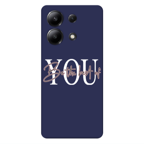 Xiaomi Redmi Note 13 4G Be the best of Dark blue Colored Silicone TPU Θήκη