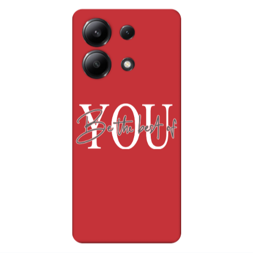 Xiaomi Redmi Note 13 4G Be the best of Red Colored Silicone TPU Θήκη