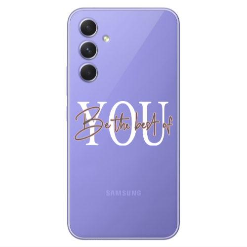 Samsung A55 Be the best of Transparent Silicone TPU Θήκη