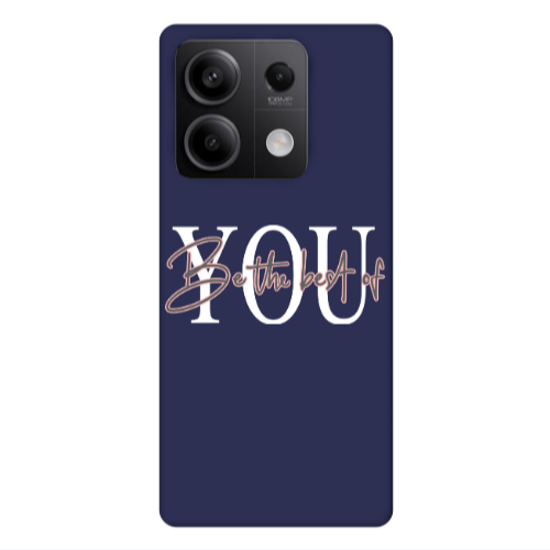 Xiaomi Redmi Note 13Pro 5G Be the best of Dark blue Colored Silicone TPU Θήκη