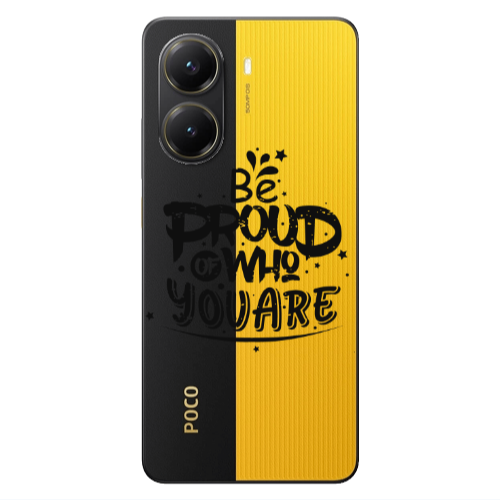 Xiaomi Poco X7 Pro Be proud of who you are Transparent Silicone TPU Θήκη