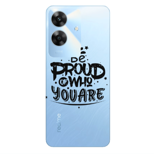 Realme Note 60 Be proud of who you are Transparent Silicone TPU Θήκη