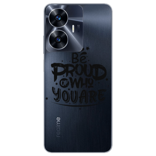 Realme Note 50 Be proud of who you are Transparent Silicone TPU Θήκη