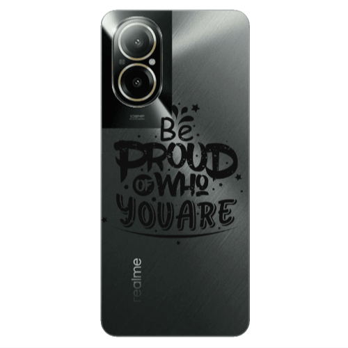 Realme C67 Be proud of who you are Transparent Silicone TPU Θήκη