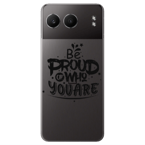 Oneplus Nord 4 Be proud of who you are Transparent Silicone TPU Θήκη