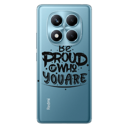 Xiaomi Redmi Note 14 Pro Be proud of who you are Transparent Silicone TPU Θήκη