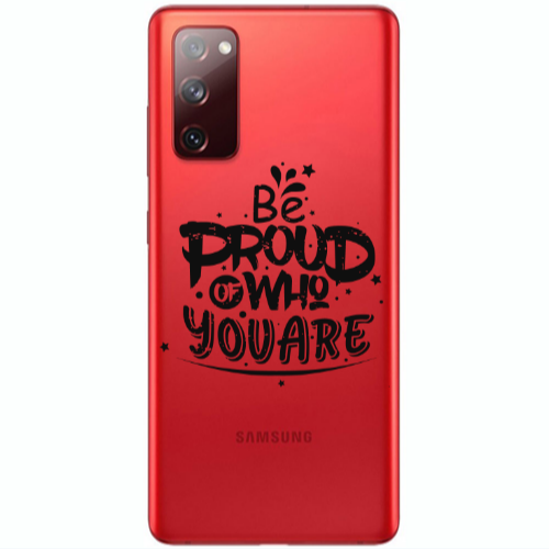 Samsung S20 FE Be proud of who you are Transparent Silicone TPU Θήκη