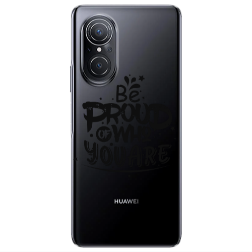 Huawei Nova 9 SE Be proud of who you are Transparent Silicone TPU Θήκη