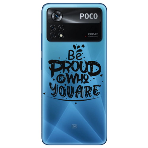Xiaomi Poco X4 Pro Be proud of who you are Transparent Silicone TPU Θήκη