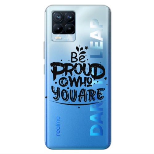 Realme 8 Pro Be proud of who you are Transparent Silicone TPU Θήκη