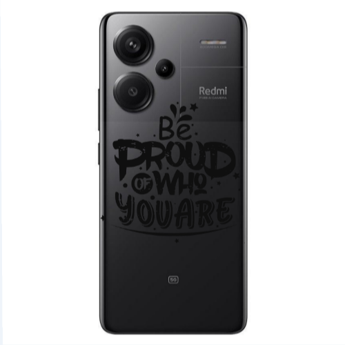 Xiaomi Redmi Note 13 Pro+ 5G  Be proud of who you are Transparent Silicone TPU Θήκη
