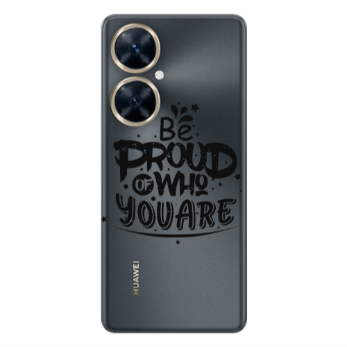 Huawei Nova 11i Be proud of who you are Transparent Silicone TPU Θήκη